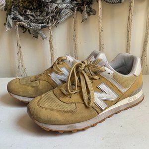 *Last chance* Yellow New Balance 574 Running Shoes
